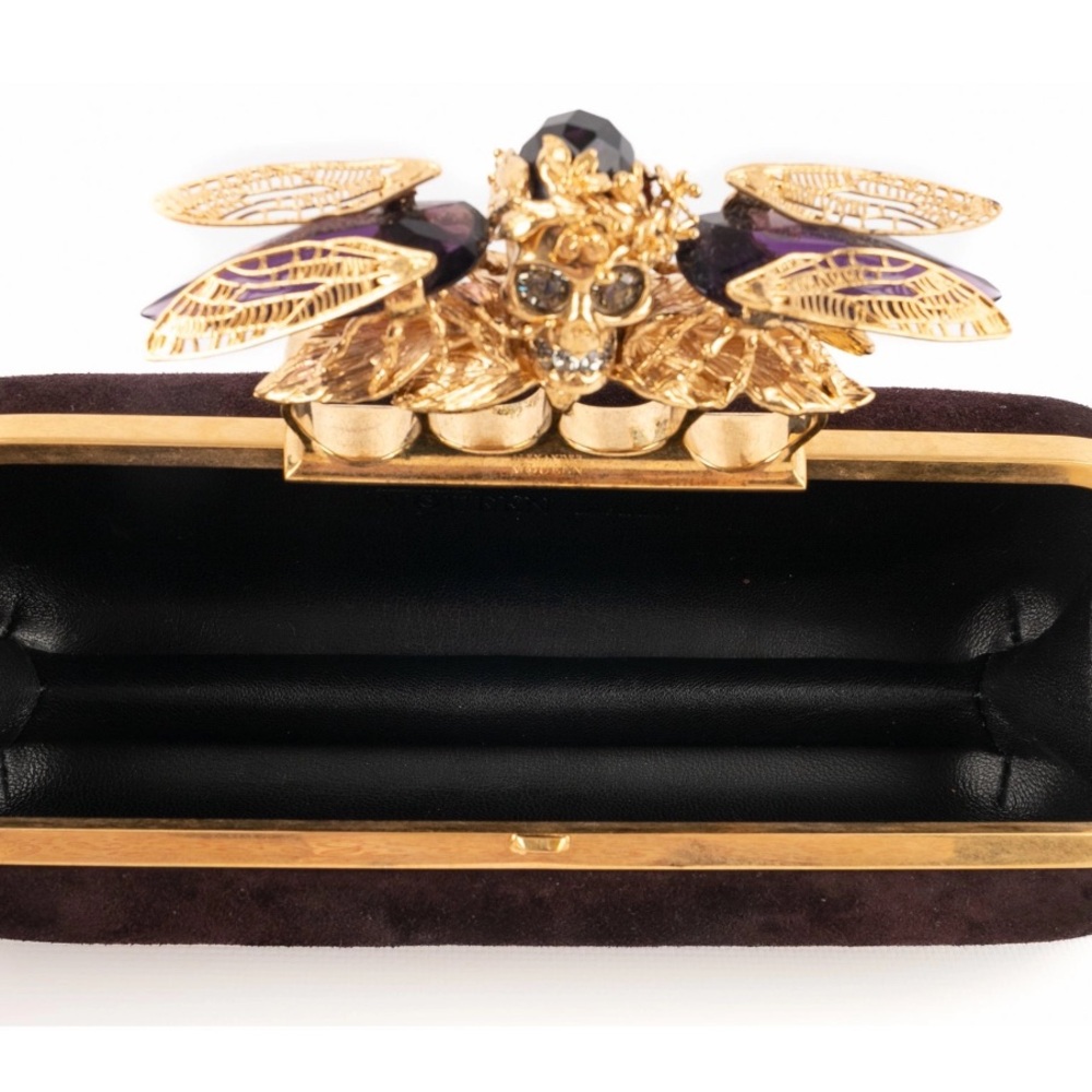 Alexander McQueen Dragonfly Skull Knuckle Clutch - Picture 11 of 11